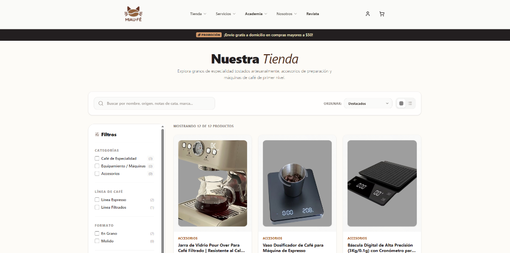 MiauFe Roastery OS